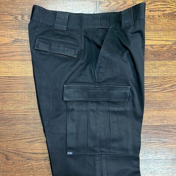 5.11 Tactical Black Adjustable Waist Duty Work Pants 35-39 - Picture 8 of 14